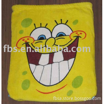 100% cotton beach towel bags